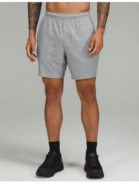 lululemon athletica Light Gray Men’s Athletic Shorts